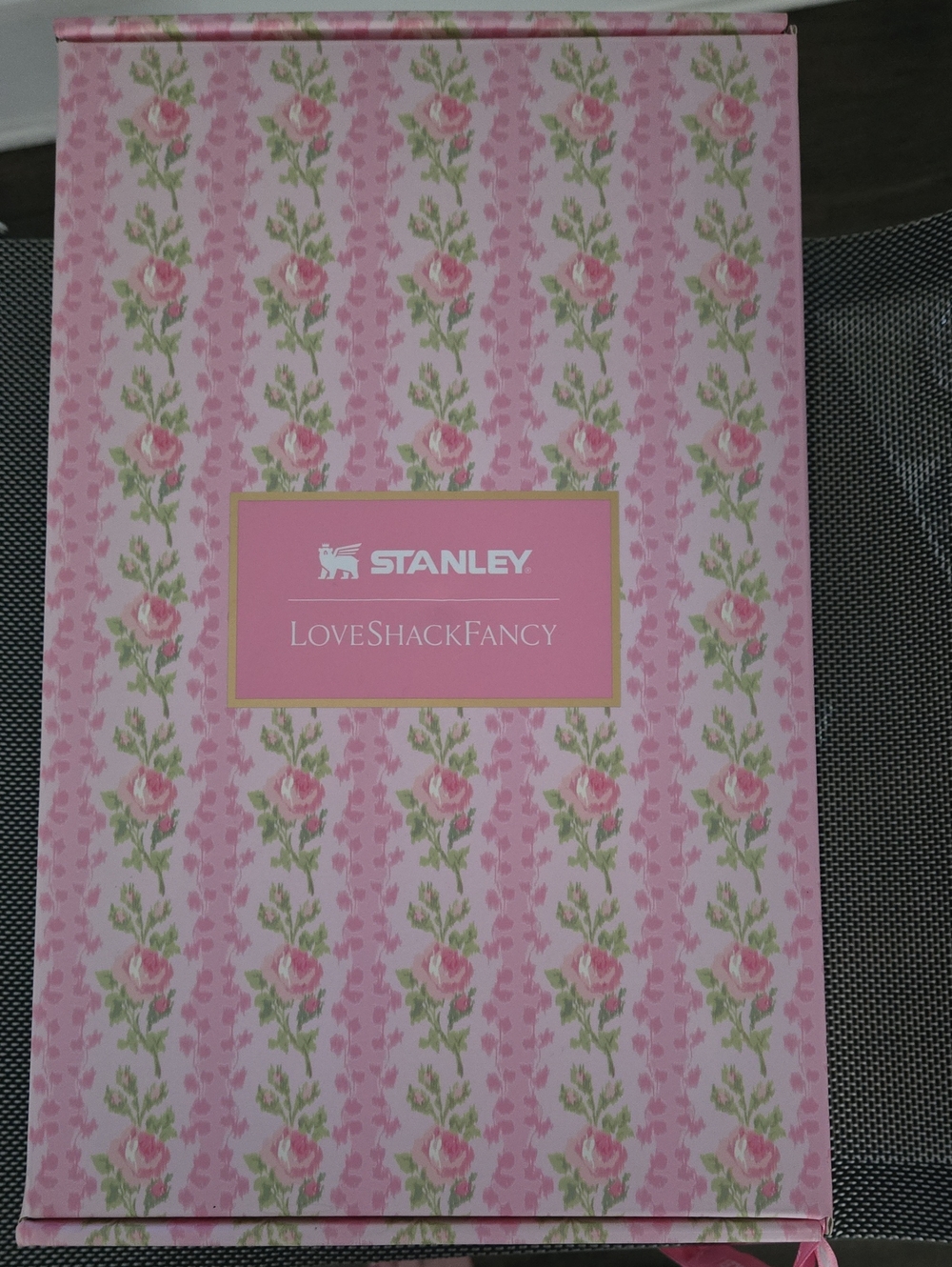 Stanley LOVE SHACK FANCY Pink Floral Decorative Box